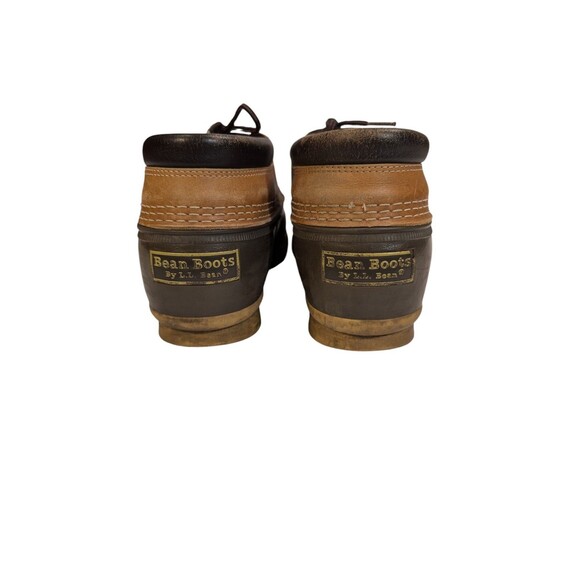 LL Bean Men's Maine Bean Boot Duck Shoe Gumshoe Low Boots Brown Size 10 USA - Picture 6 of 7